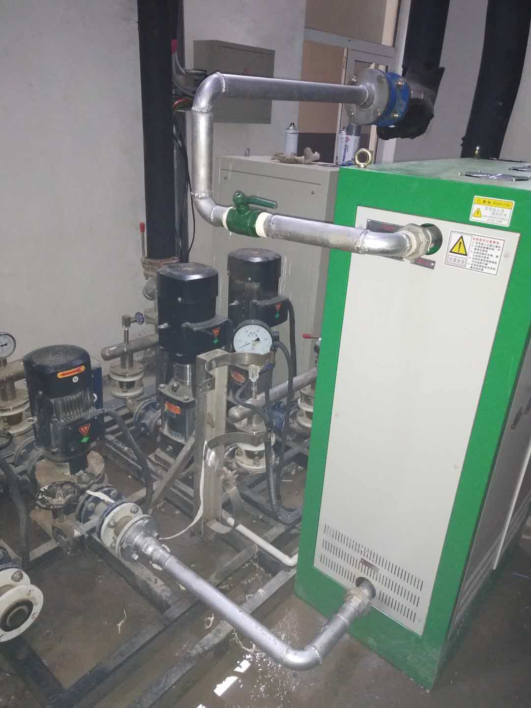 內(nèi)蒙古太極集團電磁采暖爐60kw安裝現(xiàn)場